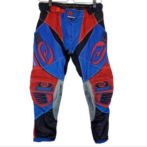 Vintage Answer Racing Alpha Men's Blue Red Motocross Racing Pants Sz 28